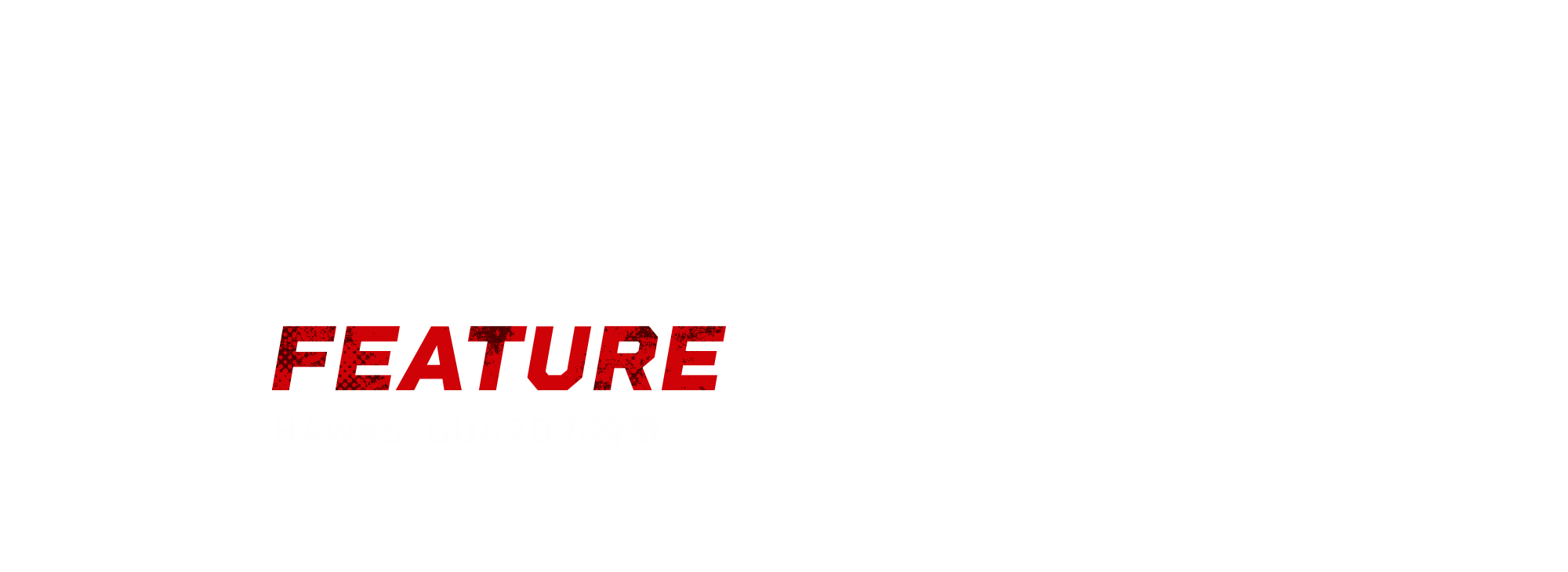 HAWKS・GUARDの特徴